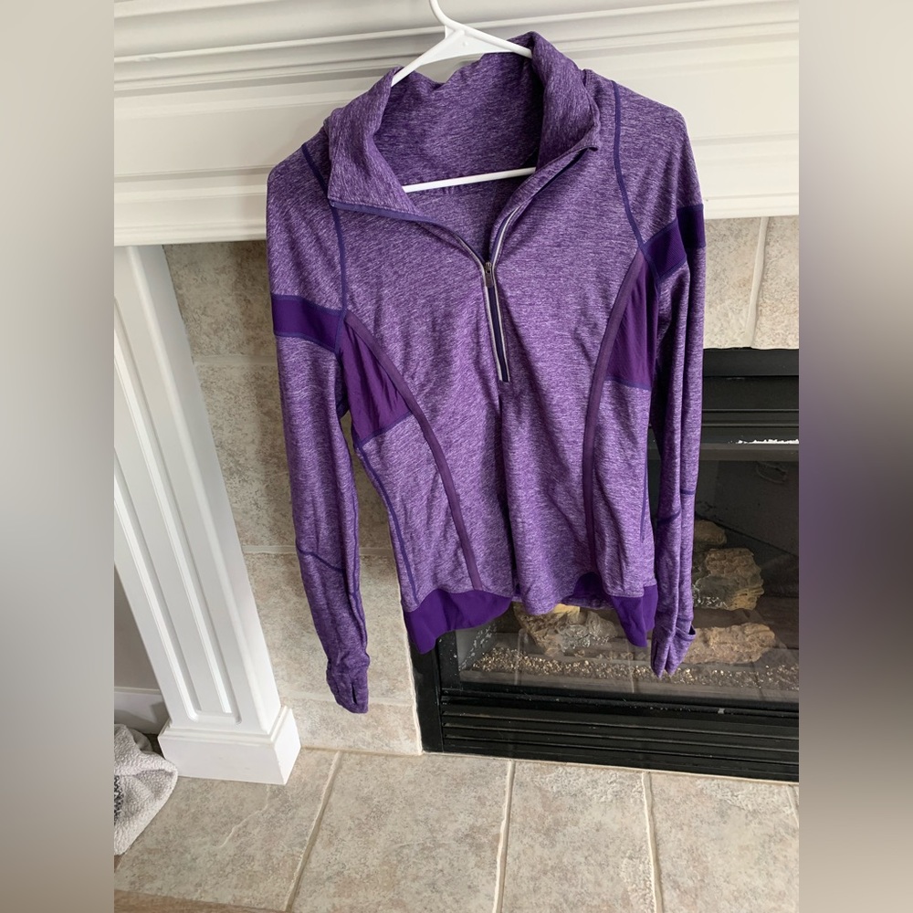 Lululemon purple long sleeve .